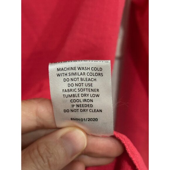 IBKÜL Quarter Zip UPF 50+ Quick Dry Pullover Top Red Sz Medium Athleisure - Picture 8 of 11